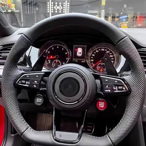 Pour tous les modèles de Volkswagen Tiguan Arteon Tayron C-TREK <span class=keywords><strong>Polo</strong></span> Beetle, volant modifié R8 à 3 branches - Product Image 4