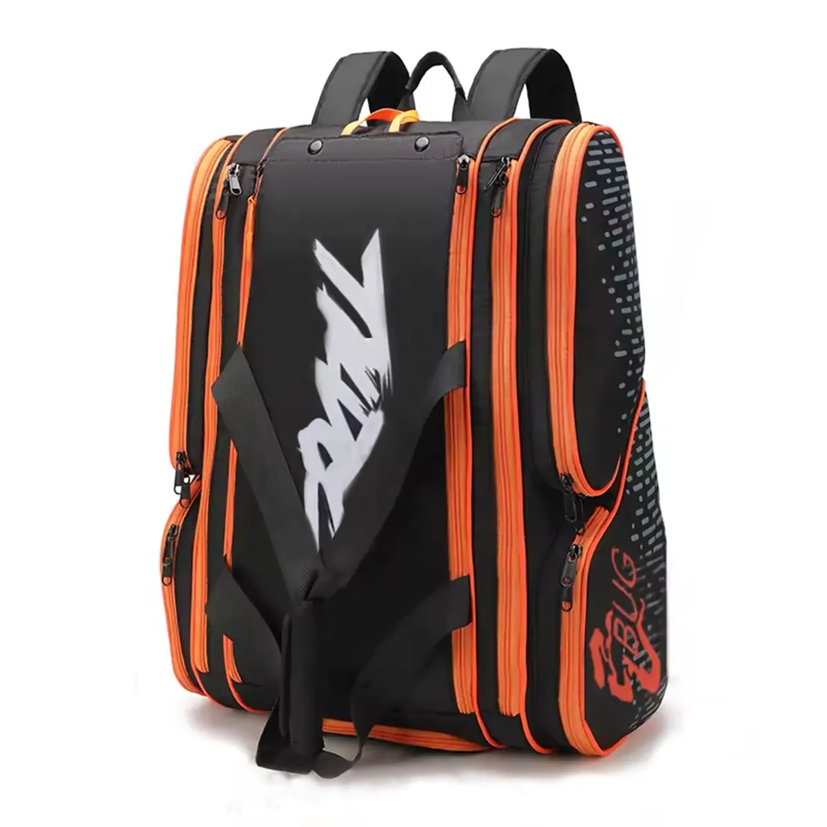 Customization Sports Design Portable Waterproof Gym Backpack Paddle Racket Pickleball Bag Tennis Bag With Shoe Pocket