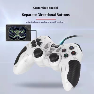새로운 5-in-1 안드로이드 <span class=keywords><strong>USB</strong></span> 유선 게임패드 (PC용, 진동 기능 포함, 아케이드 및 다기능 게임 지원) - Product Image 3