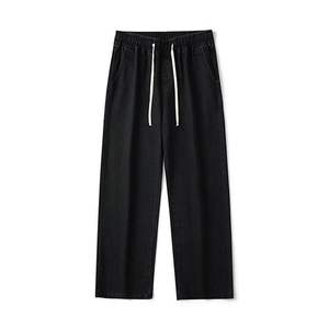Pantalones Harem Largos para Hombre, Estilo Casual, de Tela Ligera, Cintura Elástica, con Cierre de Amarre, Tendencia Veraniega - Product Image 6