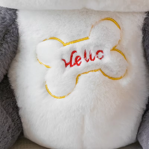 Jouet anti-stress personnalisable en coton durable, super doux, avec broderie de renard de dessin animé mignon, finition brillante, logo personnalisé, 36/45/55/70cm - Product Image 2