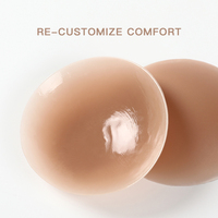 OU CHENG Cache-tétons autocollants en silicone pour femmes, couleur unie, confortables, invisibles, respectueux de la peau, sous-vêtements
