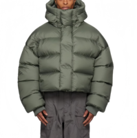 Blouson doudoune matelassé léger et ample à capuche pour homme, collection 2026, vente en gros sur mesure
