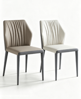 Chaise de salle à manger moderne pour restaurant, mobilier de salle à manger, chaise de loisirs pour la maison et le restaurant, chaise de salle à manger plissée moderne