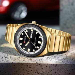 Reloj CURREN 8473, nuevo reloj de moda para hombre, resistente al agua, con fecha luminosa, de acero inoxidable, cuarzo, cuadrado, reloj para hombre. - Product Image 4