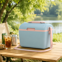 Glacière portable isotherme et étanche 6L en PP moderne pour voyage, pique-nique, boissons et conservation du lait maternel