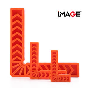 Regla de ángulo recto de plástico de 3, 4 y 6 pulgadas, guía de esquina para carpintería, herramienta de alineación. - Product Image 2