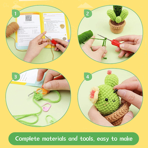 Kit <span class=keywords><strong>de</strong></span> Material para Tejer a Crochet <span class=keywords><strong>de</strong></span> la Serie Plantas, en Oferta - Product Image 6