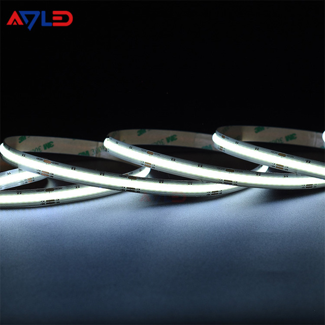 High Density 640 Leds/m CCT COB LED Strip Light CRI 90 Dual White Led Rope