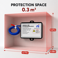 Système d'extinction d'incendie aérosol de petite taille à activation automatique, dispositif de suppression à agent pur