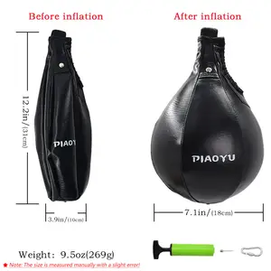 Piaoyu Pear Shaped Boxing Speed Ball Home Boxing Reaction Ball Dodge Training Sparring Hanging Speed Balls