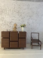 Rétro Décor À La Maison De Luxe Armoire De Rangement En Bois Noyer Entrée Buffet Buffet Cabinet Pour Salon Hôtel Villa