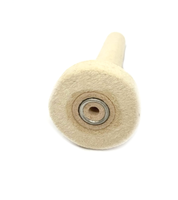 Tampons de polissage abrasifs moyens en velours de laine de 3, 4 et 5 pouces, outils de polissage pour bracelets, bagues et bijoux