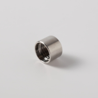 Écrou d'union en acier inoxydable sur mesure, tourné CNC, avec filetage interne, manchon cylindrique pour raccords de tuyauterie et pièces de quincaillerie de plomberie