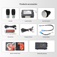 Pour EC002PP-B-N-BE2-GPS002-BK Démarreur à distance unidirectionnel Plug & Play avec alarme de voiture et mode panique pour Classe E W212 (09-14) / SLK R172 (11-15)