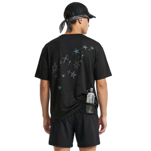 Nouveau T-shirt de sport réfléchissant à imprimé météore, toucher frais, extensible dans quatre directions, séchage rapide, pour l'extérieur, manches courtes, collection Printemps-Été 2026 - Product Image 1