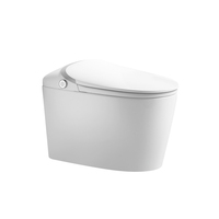 Bidet intelligent électrique haut de gamme européen et américain, à poser au sol, pour salle de bain, avec fonction autonettoyante, toilettes intelligentes à nettoyage automatique