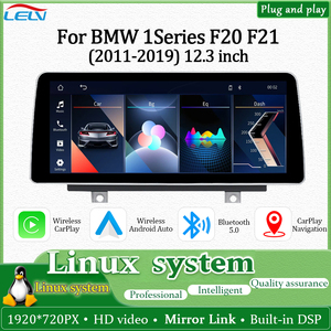 Sistema Linux LELV per <span class=keywords><strong>Auto</strong></span> BMW Serie 1 <span class=keywords><strong>F20</strong></span> F21, Lettore Video con Navigazione Carplay, Schermo da 12,3 Pollici, 2011-2019, Android <span class=keywords><strong>Auto</strong></span> - Product Image 1