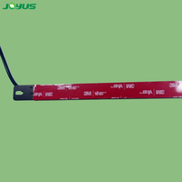 Barre lumineuse LED tricolore rouge, blanc, bleu, DC12V, 3 en 1, interrupteur intégré, intensité réglable, profil en aluminium, étanche IP67, pour auvent 4x4, 90CM