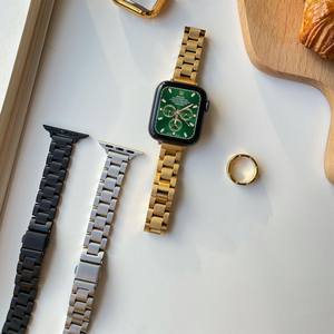 Bracelets en acier inoxydable pour <span class=keywords><strong>Apple</strong></span> <span class=keywords><strong>Watch</strong></span> Band Tiny Wrist 3 Bead pour <span class=keywords><strong>Apple</strong></span> <span class=keywords><strong>Watch</strong></span> Ultra 49mm Series 10 9 838/40/41mm 42/44/45/46mm - Product Image 3