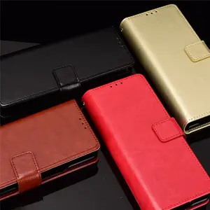 Sarung dompet kulit PU polos, untuk Samsung Galaxy Z Fold2 5G