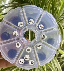 Extensions de cils pré-faites en plateau mixte, longueurs et tailles variées, extensions de cils en grappes, cils en cachemire, extensions de cils en cachemire mat - Product Image 5