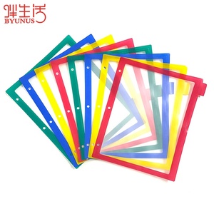 8 Tab rõ ràng nhựa tập tin chèn chất kết dính 3 vòng nhiều màu <span class=keywords><strong>A5</strong></span> chia thư mục <span class=keywords><strong>poly</strong></span> cho tài liệu PP chất liệu - Product Image 6