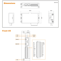 Contrôleur d'automatisation industrielle intelligent à prix abordable ESP32-S3 PLC EdgeBox-Lite Ethernet 4G LTE RS485 512KB+8MB PSRAM 16MB Flash