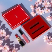 Boîte de soins de la peau de qualité supérieure OEM, ensemble cadeau de rouge à lèvres, cosmétiques, parfums, emballage durable, vente en gros