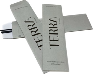 Emballage écologique et recyclable en carton mat imprimé sur mesure pour cosmétiques, épices, encens et bâtonnets - Product Image 1