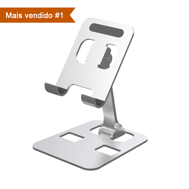 Dual Folding Cell Phone Stand Fully Adjustable Foldable Desktop Phone Holder Cradle Dock for Samsung Xiaomi iphone Google Pixel