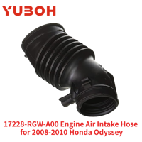 YUBOH 17228-RGW-A00 Tuyau d'admission d'air pour Honda Odyssey 2005-2010 3.5L V6 | OEM avec pinces Tube débit d'air 17228-RGW-A00