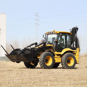 Mini retroexcavadora telescópica 4x4 pala cargadora de dirección deslizante con rueda retroexcavadora telescópica excavadora a la venta - Product Image 2