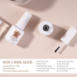 Badaga di lunga durata 10 in 1 Gel UV Base cappotto <span class=keywords><strong>unghie</strong></span> di rinforzo nessun odore Gel luminoso biologico all'ingrosso smalto Gel salone - Product Image 4