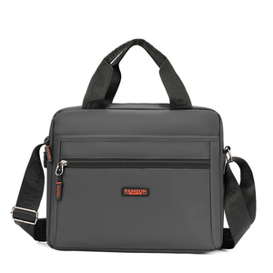 Sac à main pour homme personnalisé, style business décontracté, grande capacité, multi-compartiments, sacoche élégante, sac bandoulière - Product Image 1