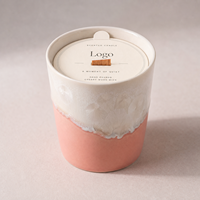 Souvenirs de mariage, cadeau, bougie aromatique en céramique à glaçure cristalline, bougie parfumée en cire de soja pour la décoration de la maison