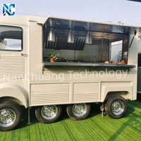 Chariot de vente multifonctionnel en aluminium pour café, lait, thé, crème glacée, hot-dogs, idéal pour les zones touristiques, les campings et les événements de plein air, remorque alimentaire pour barbecue