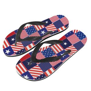 <span class=keywords><strong>Chanclas</strong></span> de Eva con diseño de bandera americana tradicional para <span class=keywords><strong>hombre</strong></span> y mujer, <span class=keywords><strong>chanclas</strong></span> de playa, sandalias de verano más baratas al por mayor, logotipo personalizado - Product Image 2