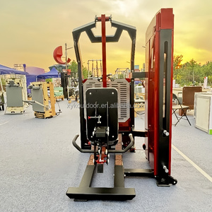 Máquina de <span class=keywords><strong>Prensa</strong></span> de Piernas con Placas de Acero de Uso Comercial Directo de Fábrica, Equipo de <span class=keywords><strong>Gimnasio</strong></span> para Sentadillas con Péndulo - Product Image 3