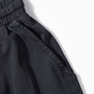 Mùa hè không co rút 230 gram giặt màu cổ để làm thiết kế dây rút cũ phong cách mới của nam giới vẫn có thể mặc ngắn - Product Image 5