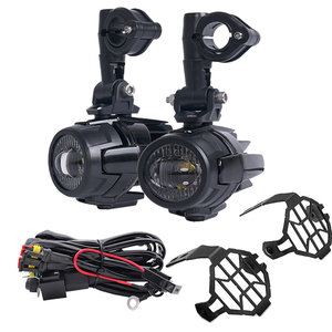 Luces auxiliares para motocicleta, focos antiniebla de conducción, 40W, 6000K, para R1200GS, F800, <span class=keywords><strong>Honda</strong></span>, CRF1100L, <span class=keywords><strong>Africa</strong></span> <span class=keywords><strong>Twin</strong></span> - Product Image 1