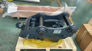 Attache rapide hydraulique pour mini-excavatrice de 0,8 à <span class=keywords><strong>4</strong></span> tonnes, à broches galvanisées nickelées et trempées, mini attache rapide - Product Image 6