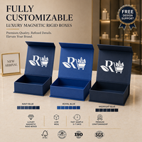 Boîtes rigides de luxe CRD en papier, pliables, avec fermeture magnétique, doublure en éponge, pelliculage mat, logo personnalisé pour parfums et bijoux haut de gamme