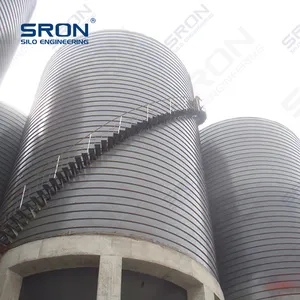 Silo d'acciaio di stoccaggio del silo di cemento del produttore professionale 100-10000 tonnellate