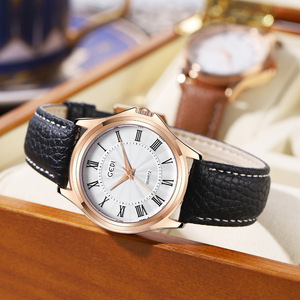 Offre Spéciale couple de style britannique montre bracelet en cuir étanche montre pour femmes - Product Image 2