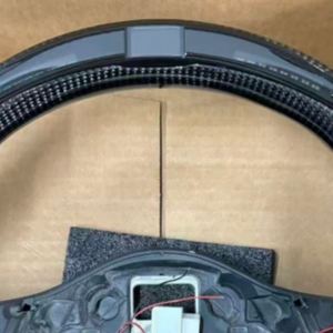ขายส่งพวงมาลัยคาร์บอนไฟเบอร์แท้ของ Volkswagen สำหรับ Golf MK6 GTI R <span class=keywords><strong>Scirocco</strong></span> Passat Tiguan - Product Image 4