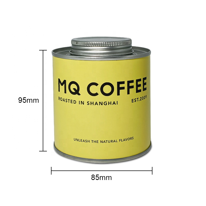 tea tin container double lid
