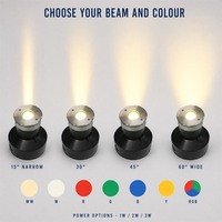 Lumière LED encastrée pour piscine IP68, lampe sous-marine pour piscine, acier inoxydable 316, lumière pour piscine RGB 1W 2W 3W DC12V/24V