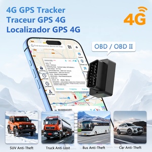 Localizador GPS OBD Inteligente 4G LTE GPRS GSM, Dispositivo de <span class=keywords><strong>Rastreo</strong></span> GPS, Rastreador Adecuado para Vehículos y Automóviles - Product Image 1