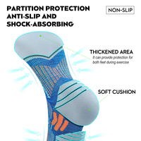 LONGFEI Vente en gros de chaussettes de sport de haute qualité pour femmes et hommes, avec logo personnalisé, chaussettes de compression, chaussettes de course à pied, chaussettes de basket-ball